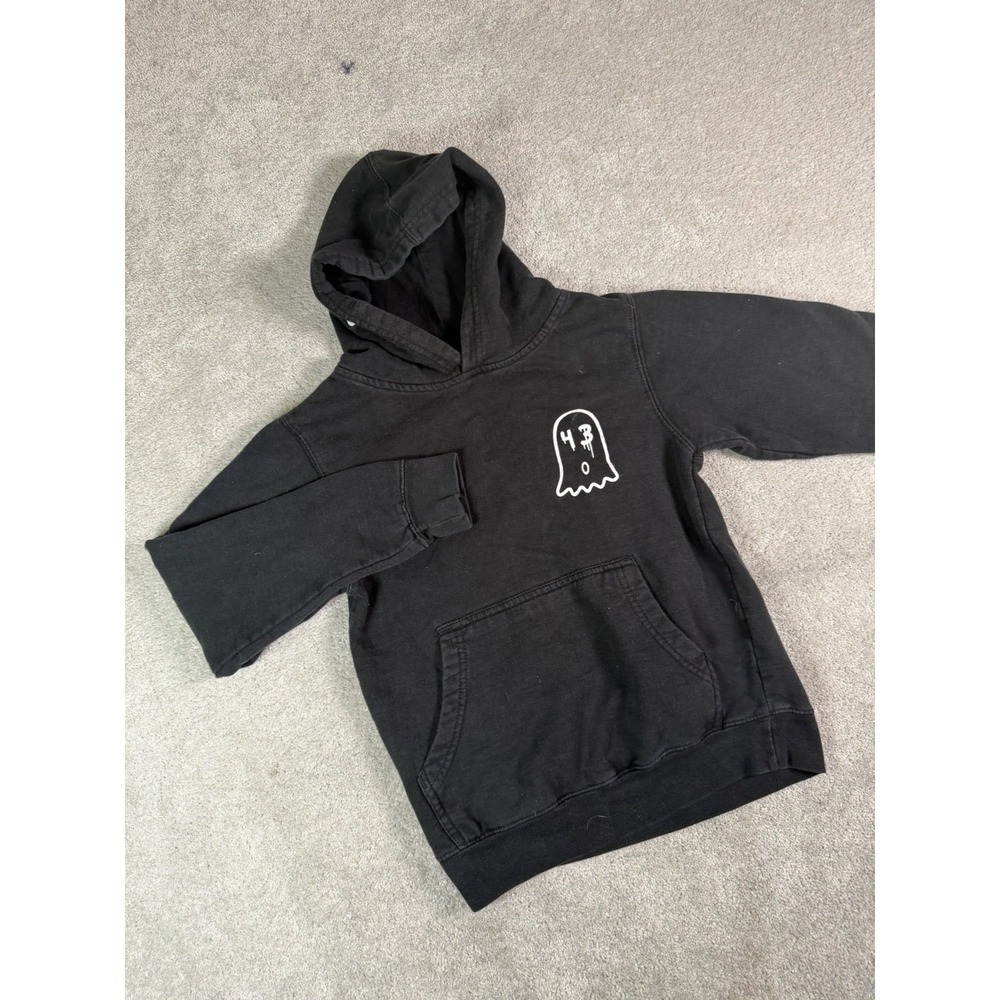 Hoonigan X Ken Block 43 Trouble Andrew Ghost Hoodie Boys Small Black Racing MS